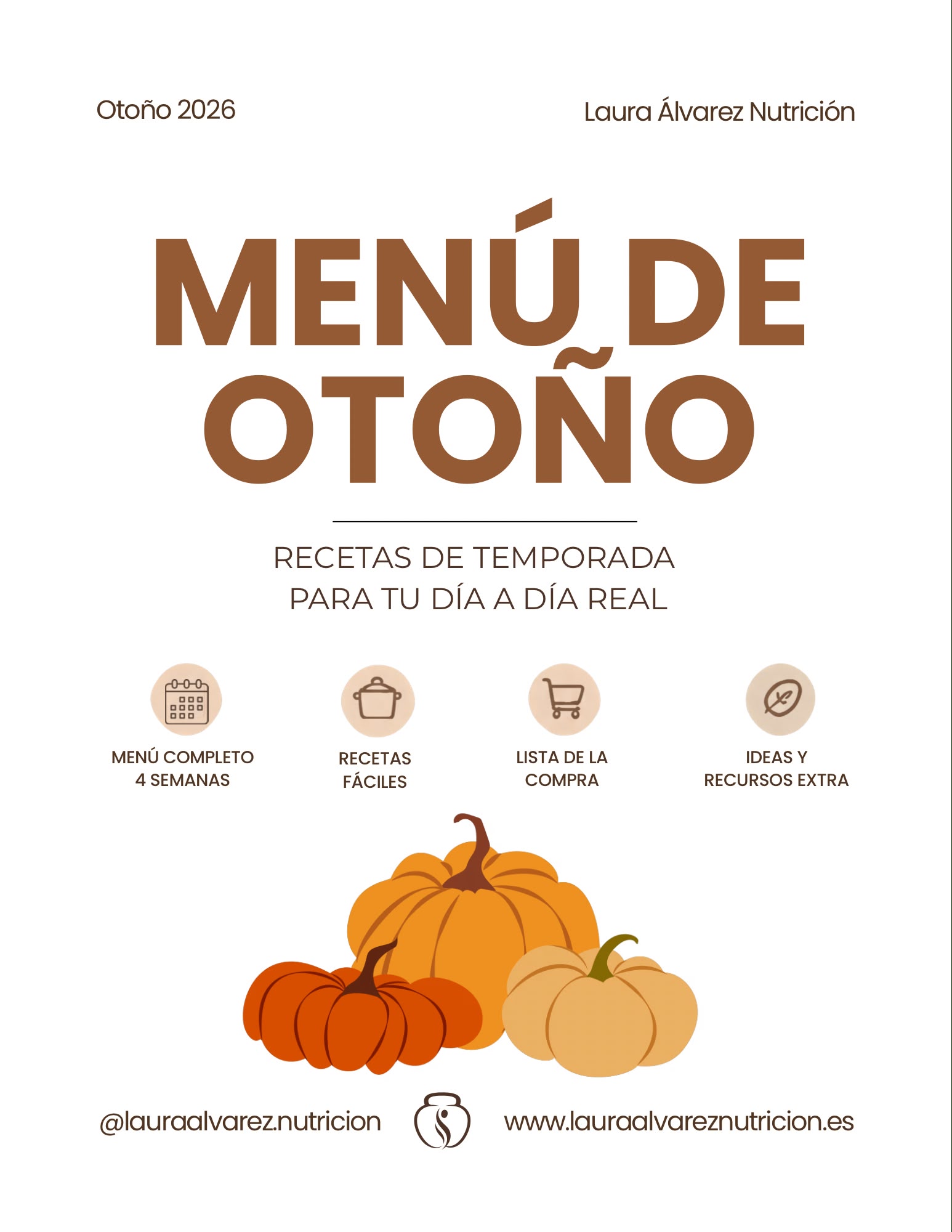 Portada del Menú de Otoño 2026 de VIVO Salud 360